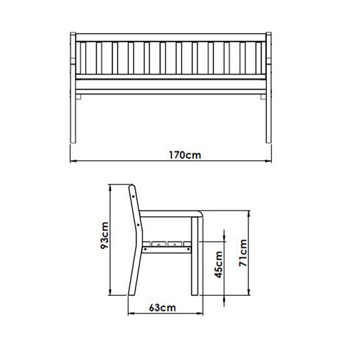 AXI Gartenschrank, braun, Holz/Fichtenho...