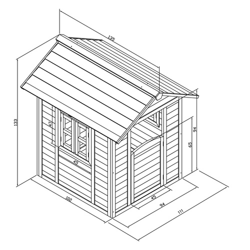 AXI Spielhaus »Lakeside Valley«, , BxH...