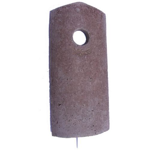 SCHWEGLER Vorderwand für Nisthöhlen, Holzbeton, Ø 32 mm, graufarben