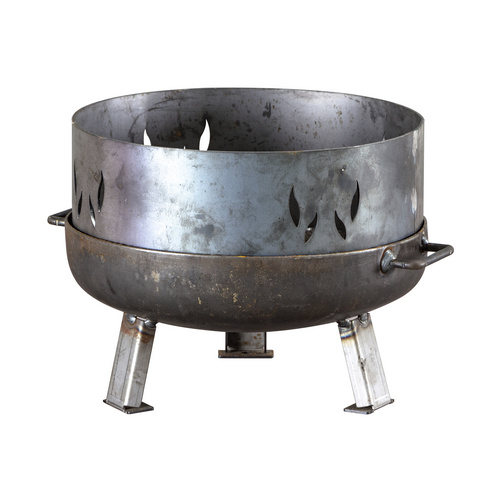 SIENA GARDEN Feuerschalenaufsatz, anthrazit, ⌀ 17 cm - grau