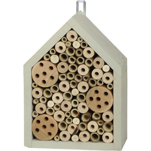SIENA GARDEN Insektenhotel »Solin«, BxHxT: 18 x 25 x 10 cm, grau/natur - braun