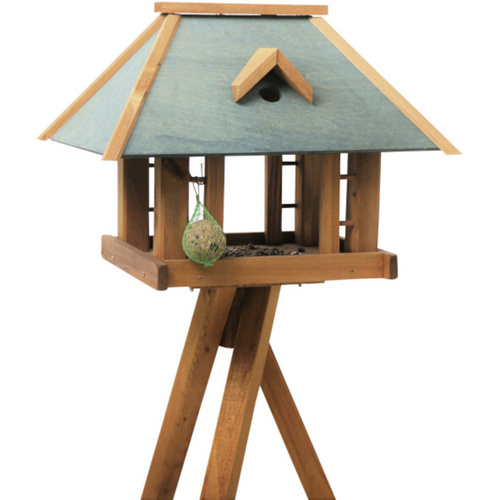 SIENA GARDEN Vogelhaus »Grünfink«, BxHxT: 36 x 37 x 51 cm, Kiefernholz - braun