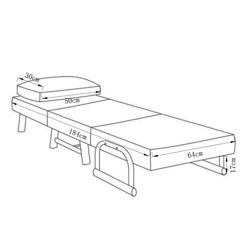 VCM Schlafsessel, BxHxT: 64 x 95 x 78 cm...