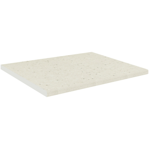 VCM Küchenarbeitsplatte, BxL: 60 x 80 cm - weiss