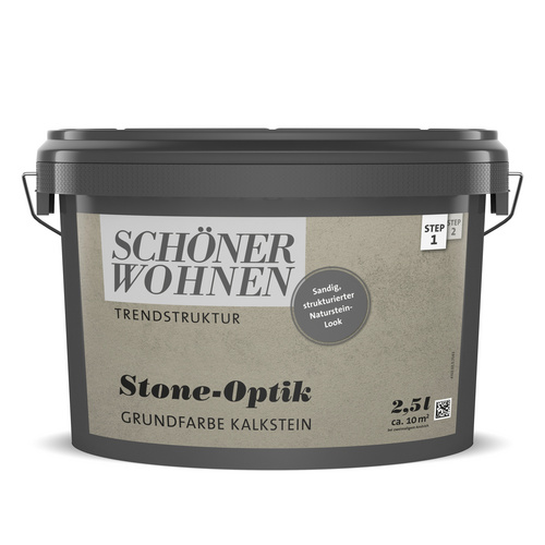 Stone-Optik Grundfarbe kalkstein 2,5 l