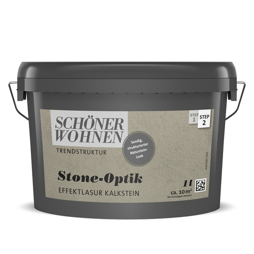 Stone-Optik Effektlasur kaltstein, 1 l