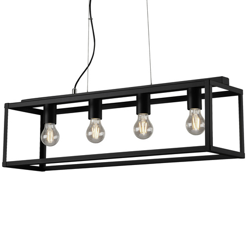 Briloner Leuchten Pendelleuchte 4020-045, Pendellampe, Hängelampe in schwarz