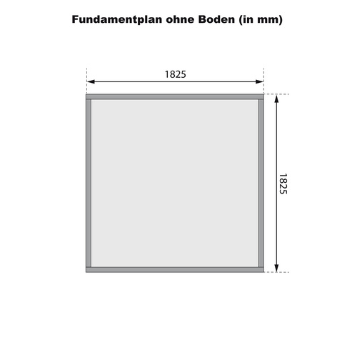 KARIBU Gartenhaus »Stockach 2«, BxT: 1...