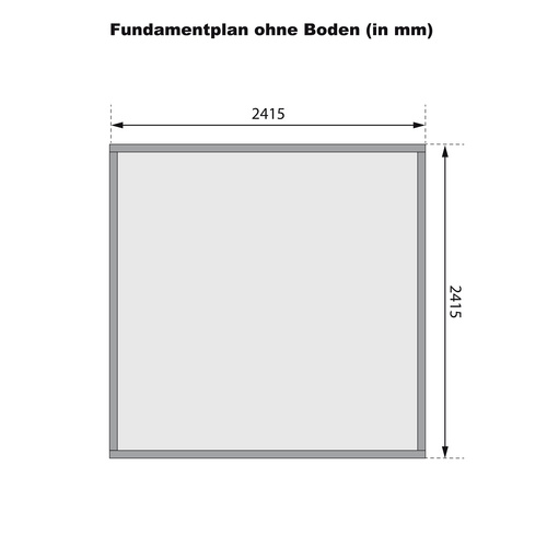 KARIBU Gartenhaus »Stockach 4«, BxT: 2...