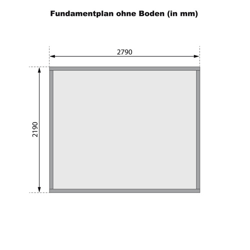 KARIBU Gartenhaus »Bastrup 3«, BxT: 29...