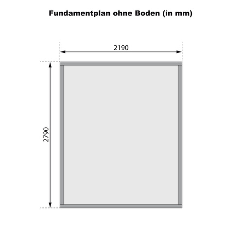 KARIBU Gartenhaus »Bastrup 4«, BxT: 23...