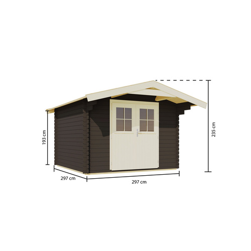 KARIBU Gartenhaus »Rentrup 5«, BxT: 29...