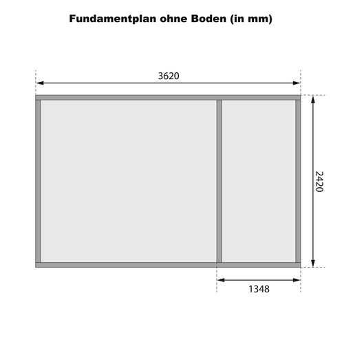 KARIBU Gartenhaus »Schönbuch 1«, BxT:...