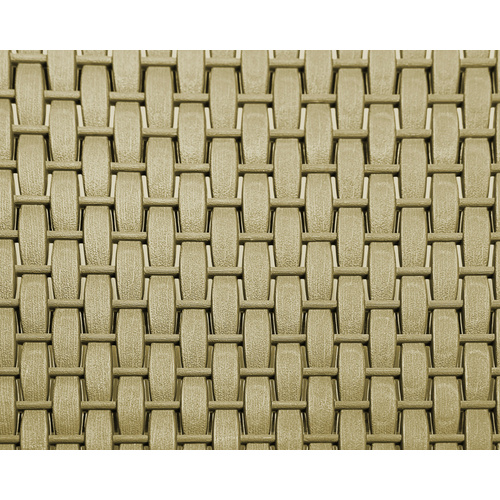 Ondis24 Gartenliege »Numana«, BxH: 183 x 28,5 cm, Kunststoff - beige