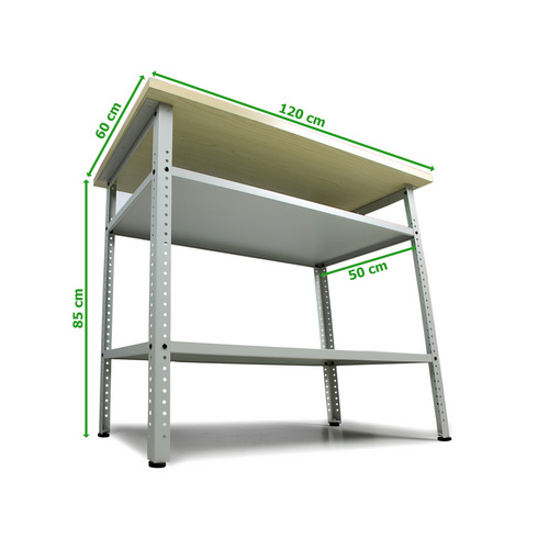 Thumbnail - Ondis24 Werkstatt-Set, BxH: 120 x 205 cm, Metall - grau