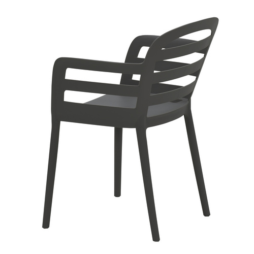 Thumbnail - GARDEN IMPRESSIONS Gartenstuhl-Set, BxH: 94 x 62 cm, Kunststoff - grau