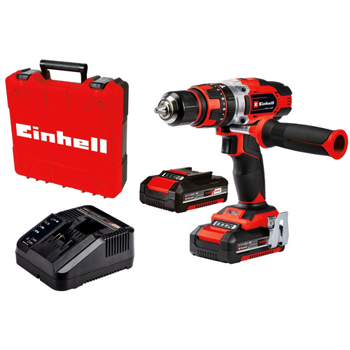 Image of EINHELL Akku-Schlagbohrschrauber »Power X-Change«, 18 V, rot/schwarz, mit Akku