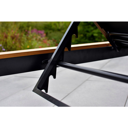 Thumbnail - MERXX Gartenliegen-Set »Paxos«, 4-tlg., Akazie/Aluminium, grau