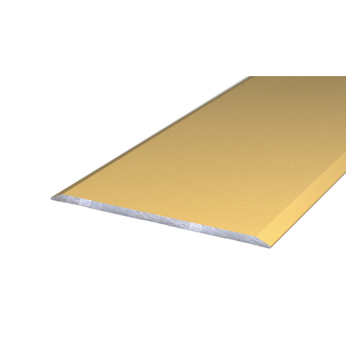 CARL PRINZ Übergangsprofil, BxH: 80 x 3 mm, selbstklebend – goldfarben