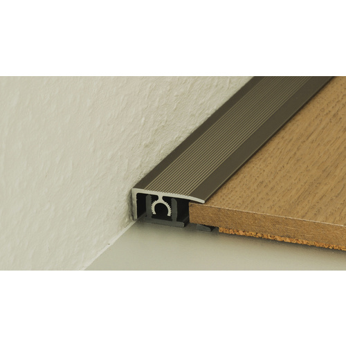 Thumbnail - CARL PRINZ Abschlussprofil »PROFI-TEC«, BxH: 28 x 15 mm, verdeckte Befestigung - silberfarben