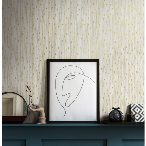 Thumbnail - A.S. Création Vliestapete, BxL: 53 x 1005 cm, cremefarben/goldfarben - beige | goldfarben