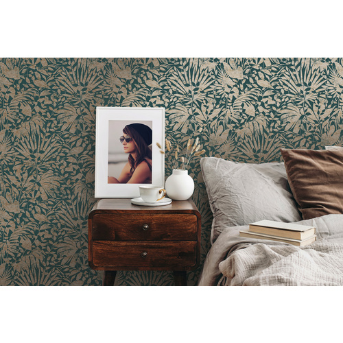 Thumbnail - A.S. Création Vliestapete, BxL: 53 x 1005 cm, türkis - tuerkis
