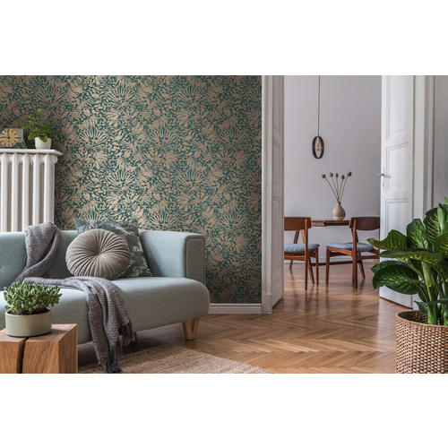 Thumbnail - A.S. Création Vliestapete, BxL: 53 x 1005 cm, türkis - tuerkis