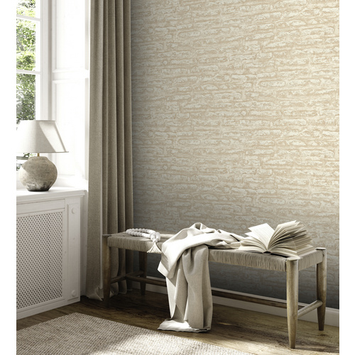 Thumbnail - A.S. Création Vliestapete, BxL: 53 x 1005 cm, beige/weiß - beige | weiss