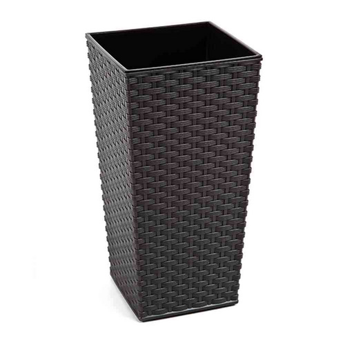 Siena Garden Pflanzsäule Paris 25 cm x 25 cm x 46,5 cm Grau