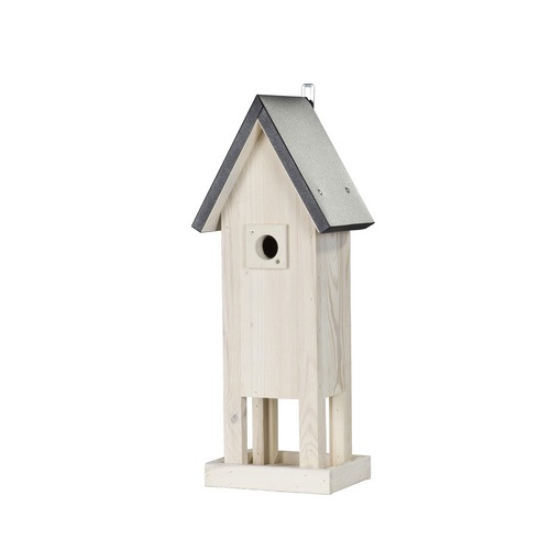 SIENA GARDEN Nistkasten »Nesting box Pastel Line«, Kiefernholz, creme, Spitzdach - beige