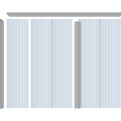 Thumbnail - GUTTA Paneel, Breite: 200 mm, transparent, Polyvinylchlorid (PVC)