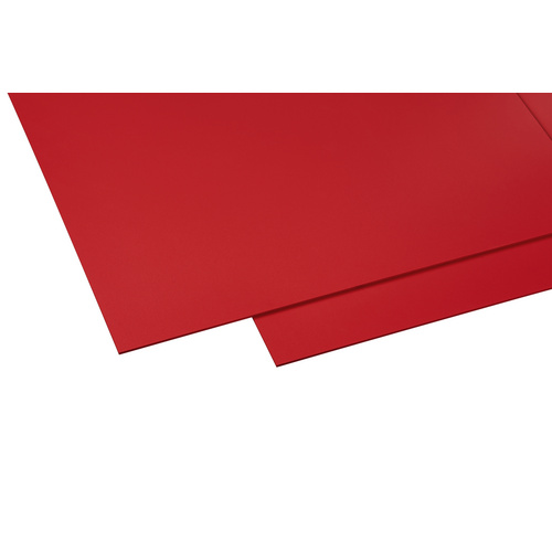 Image of GUTTA Hartschaumplatte, rot, Polyvinylchlorid (PVC)
