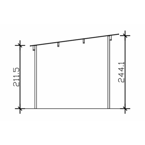 SKANHOLZ Pavillon »Vimmerby«, BxHxT: 4...