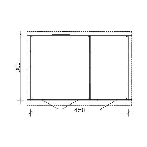 SKANHOLZ Gartenhaus »Flex«, Holz, BxT:...