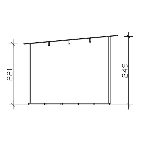 SKANHOLZ Gartenhaus »Flex«, Holz, BxT:...