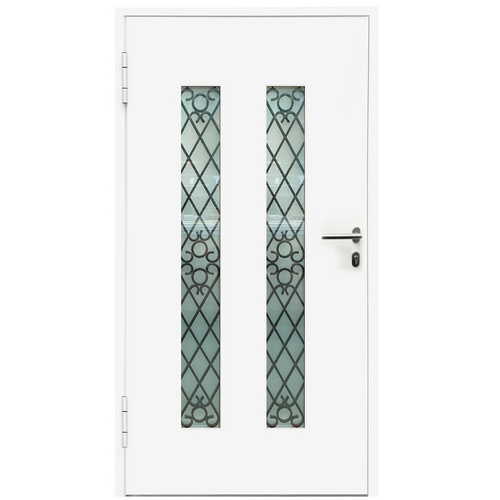 Thumbnail - KNOCK Aluminium-Haustür »Marte«, anthrazit - grau