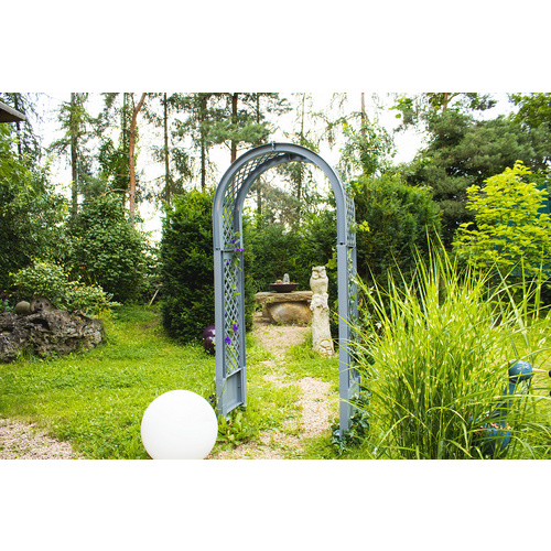 KHW Rosenbogen, Kunststoff_pp - grau Rab... KHW Rosenbogen, Kunststoff_pp - grau Rab...