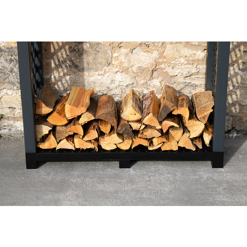 KHW Kaminholzregal, BxHxT: 114 x 102 x 47 cm, anthrazit - grau (Rabatt: 26 %)