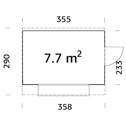 PALMAKO Verkaufsstand »Kira«, Holz, Bx...