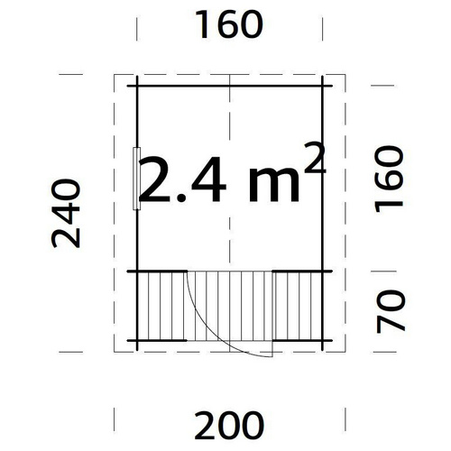 PALMAKO Spielhaus BxHxT: 200 x 194 x 240...