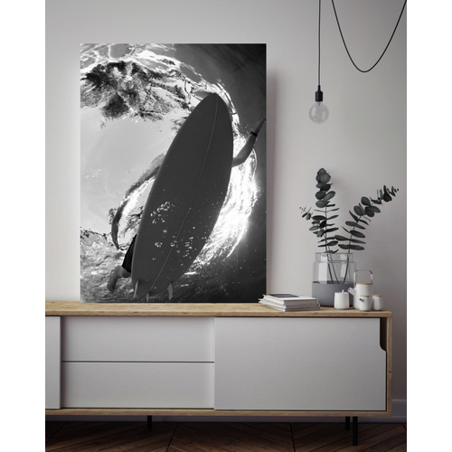 Queence Acrylglasbild, BxH: 60 x 90 cm - schwarz | weiss