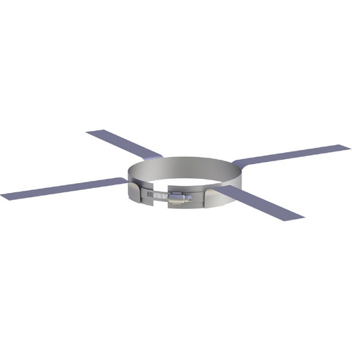 Tecnovis Montageschelle »Zitec-San«, Ø150 mm – silberfarben