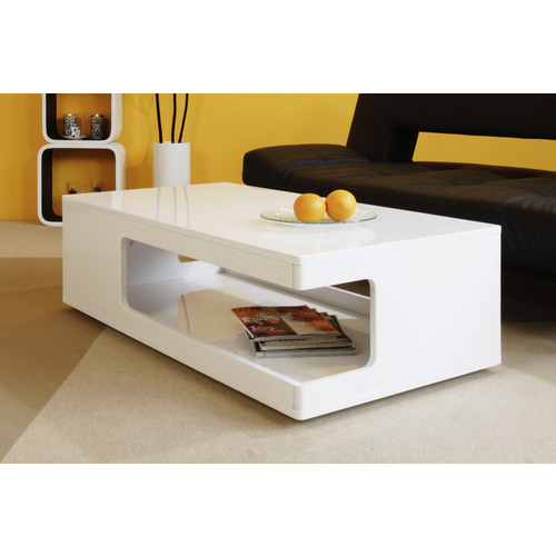 Thumbnail - SalesFever Couchtisch, BxHxT: 120 x 35 x 60 cm, MDF - weiss