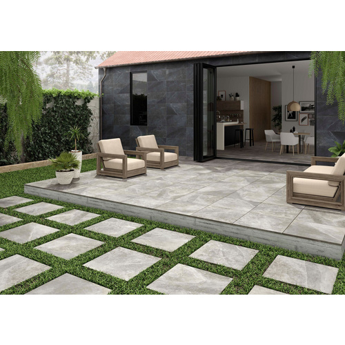 Thumbnail - Mr. GARDENER Terrassenplatte »Chicago«, 59,5 x 59,5 cm, 1 Stück - grau