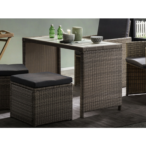 Thumbnail - SIT Sitzgruppe »GARTEN«, Polyrattan/rattan, naturfarben/grau - beige