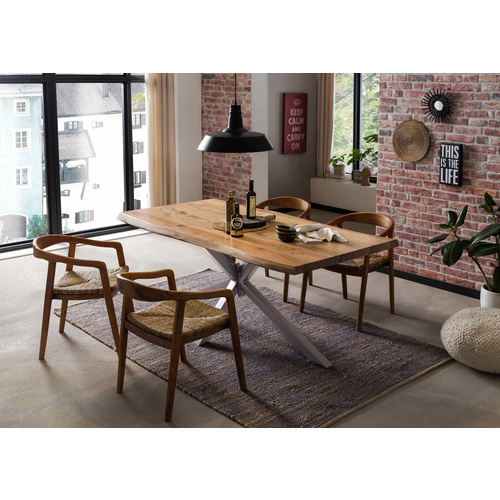 Thumbnail - SIT Tisch »TABLES & CO«, HxT: 80 x 100 cm, Holz - silberfarben