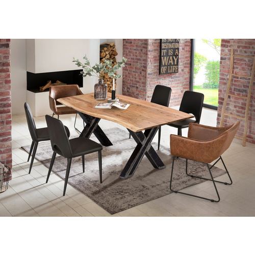 Thumbnail - SIT Tisch »TABLES & CO«, HxT: 77 x 100 cm, Holz - braun | transparent