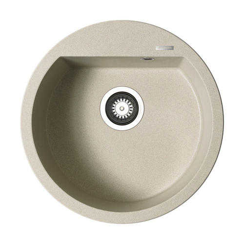 Pyramis Granitspüle Alazia, rund, 51/51 cm