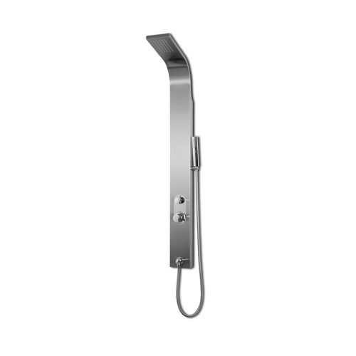 Marwell Duschpaneel »Care«, Höhe: 150 cm, Aluminium - braun