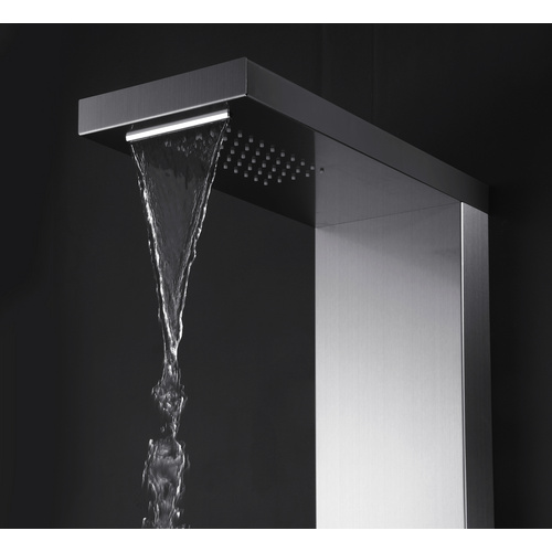 Thumbnail - Marwell Duschpaneel »Enya«, Höhe: 125 cm, Aluminium - braun